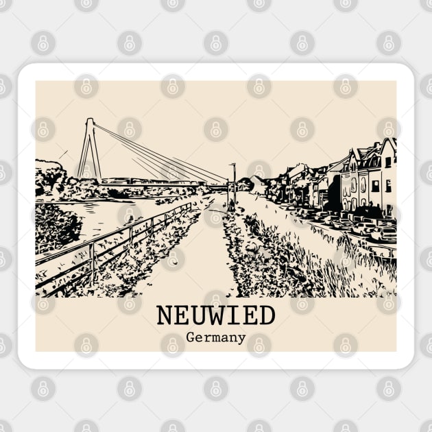 Neuwied - Germany Magnet by Lakeric